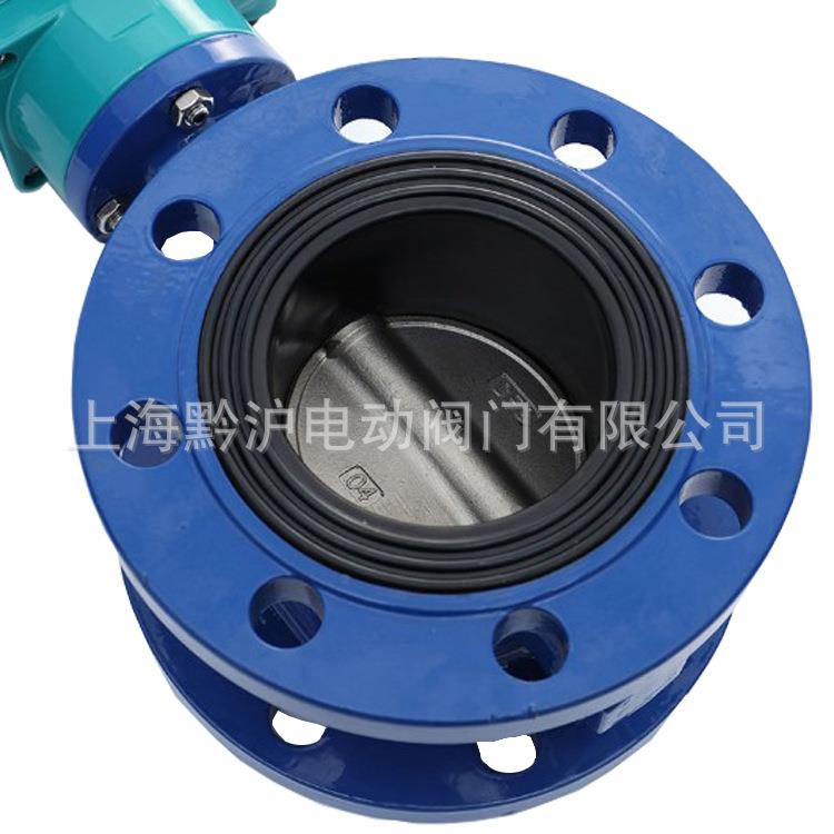 手电两用软密封电动蝶阀 零泄漏耐磨法兰蝶阀D941X5-10Q -DN400