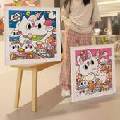 画幼儿园壁画客厅餐厅玄关装 德格夫Messy Desk潮流版 饰画儿童房挂