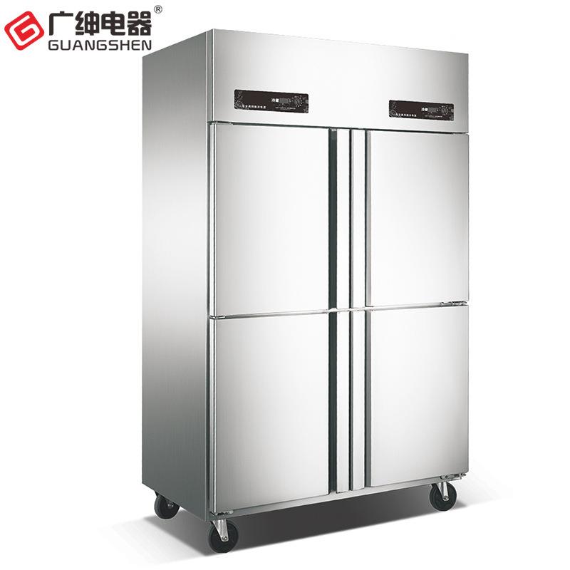 GK1.0L4ST 广绅电器 四门双温双机柜(冷藏和冷冻)生产厂家冷柜