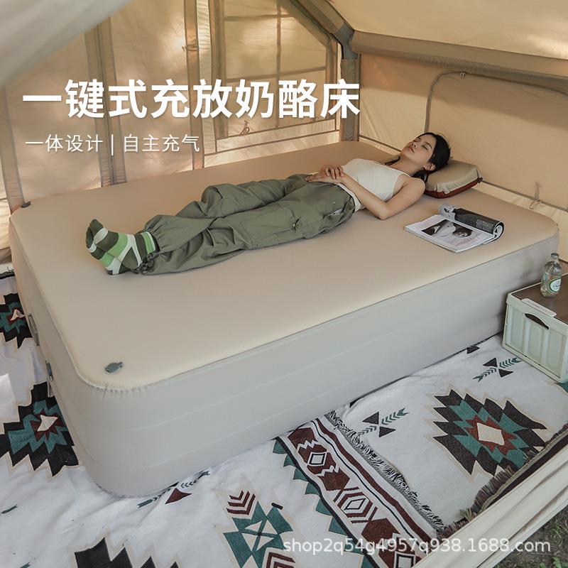 狼行者云床充气床垫户外便携露营便携双人气垫床打地铺家用睡垫图片