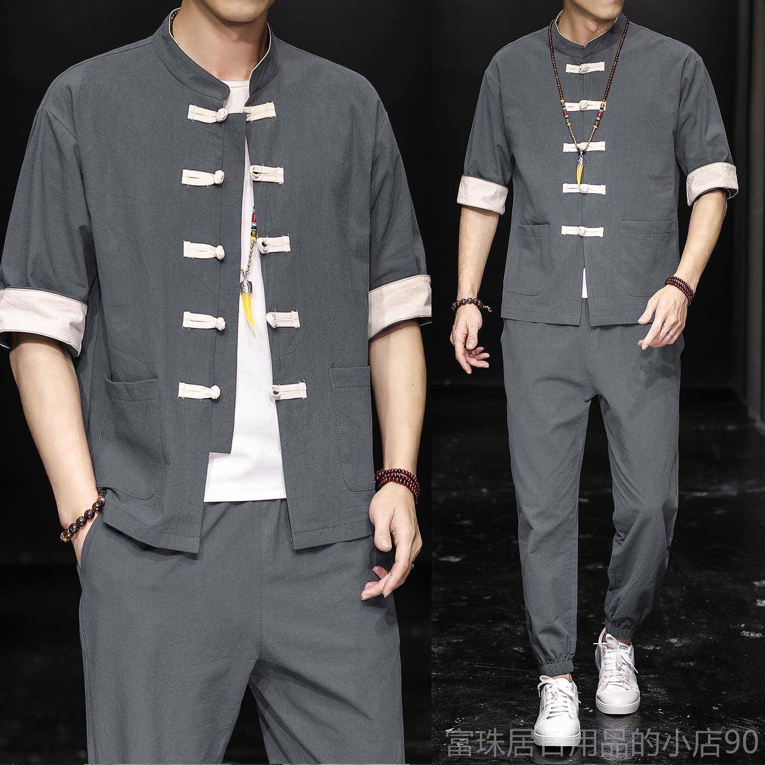 高档养生馆工作理服女足疗艾技师服装中医经灸疗师美络容师棉麻套