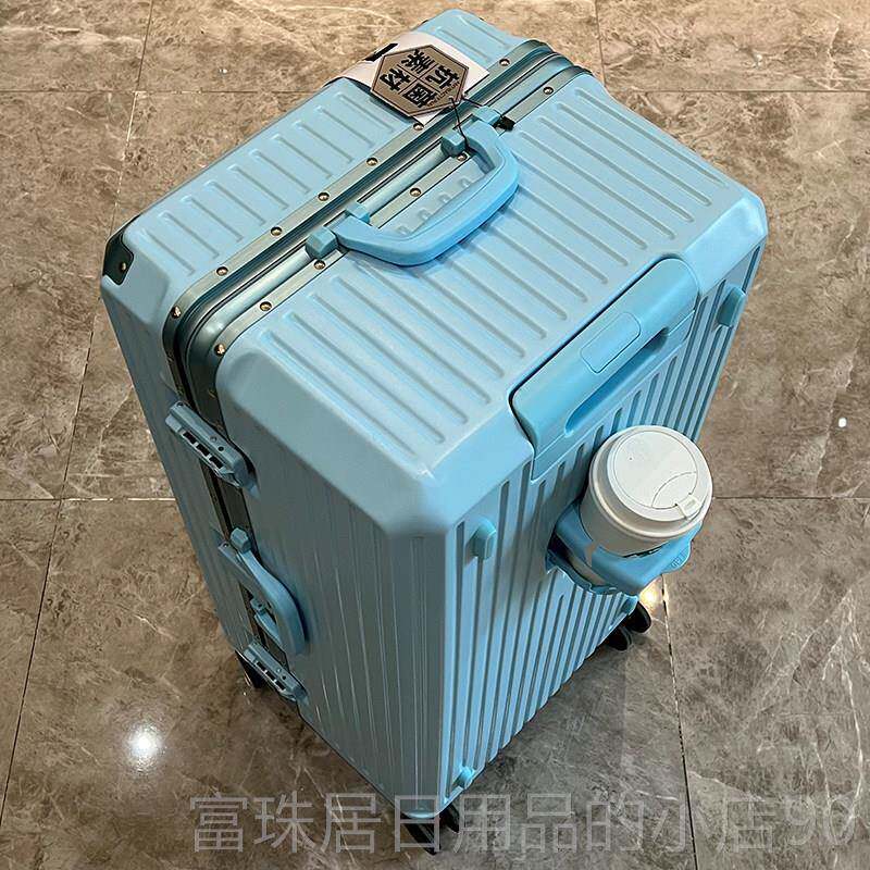 高档30杆寸新款大容量铝框行李箱多能拉箱皮箱万向旅轮行箱功子男