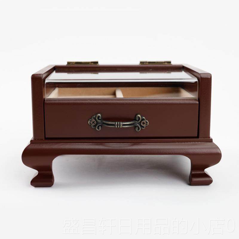 高档弘首艺堂饰环盒致木质饰品珠宝盒手錬手镯戒指耳手表收纳盒精