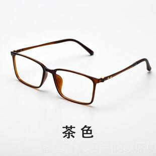 高档近配眼镜男防蓝光辐射疲劳护眼平光镜女黑镜框变色可框度视数