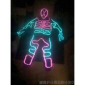 服装 高档采表购产品荧光舞蹈表演装 荧光舞蹈 发光演服装 激 服