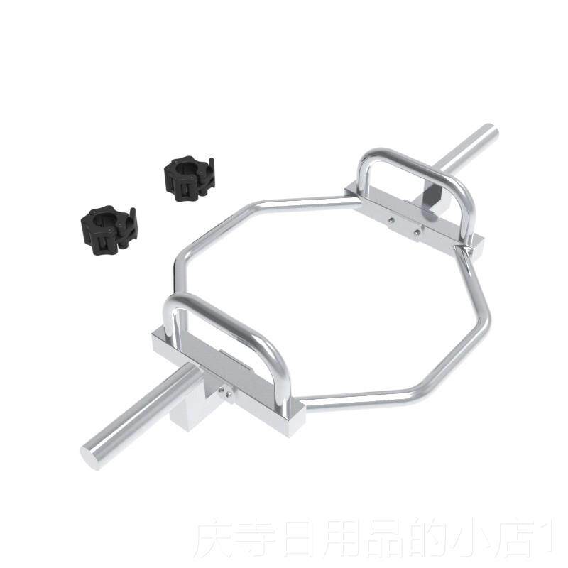 高档东际大环形奥杆用硬拉杆杠角铃杆大肩孔通环形杆健身器材耸六