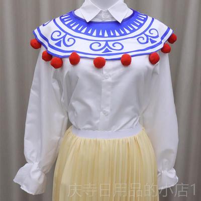 高档春晚同玉盘披肩童云肩儿款演出男女童合唱服问月民服族风舞蹈