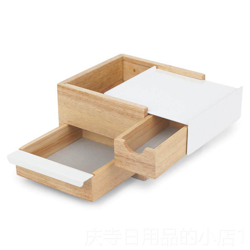 高档umbra欧式简戒约实木首饰收纳盒化妆盒饰指品盒环耳手链盒子
