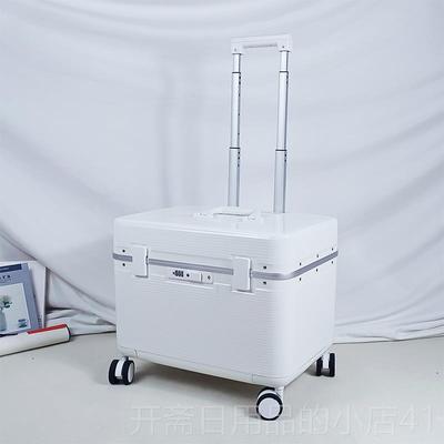 正品出口铝框8寸横上翻盖摄影拉杆箱20寸行李箱男旅行1箱长24寸机