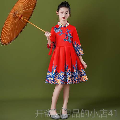 正品儿中合唱表服装小学生诗演歌朗诵比赛幼儿园男女儿童式童主持