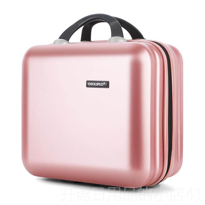 正品手提化妆箱女小型小密行李箱包12型14寸迷你旅行子收纳皮箱码