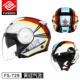 E保暖机车半盔特意大码 正品 大利FASED摩托车盔头男女双镜片冬季 四