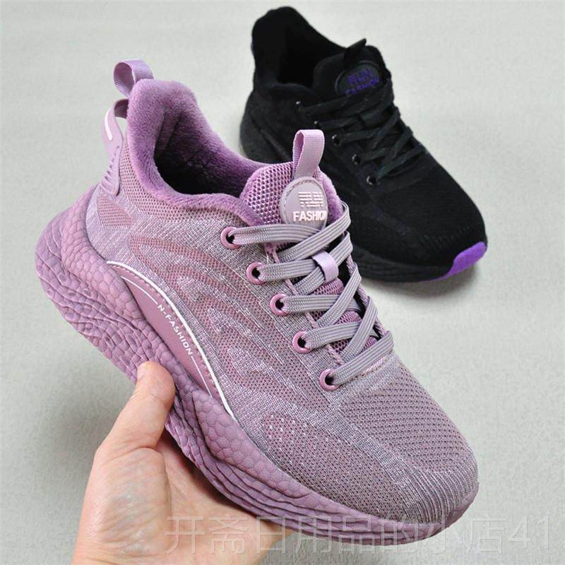 正品舒适23新款老北京布鞋轻便加绒软弹爆米花底女4妈14休闲妈2二