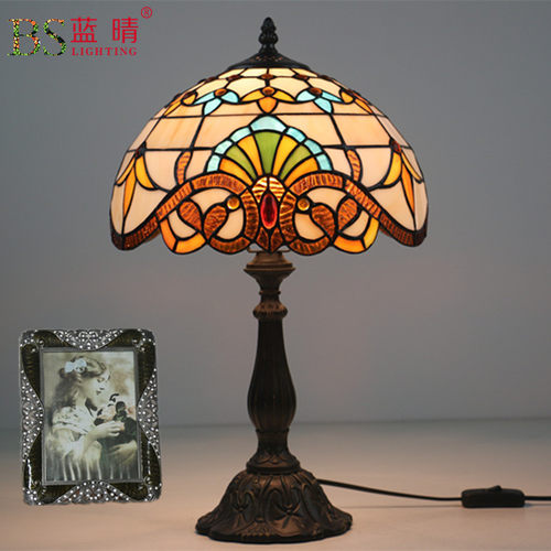 热销欧式台灯卧室床头柜婚庆复古创意客厅书房酒吧咖啡厅触摸调光