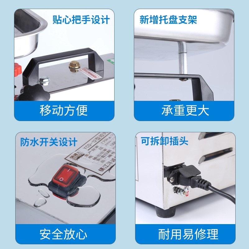俏媳妇绞肉机商用电动打肉馅全自动碎肉大功率不锈钢灌肠机台式机