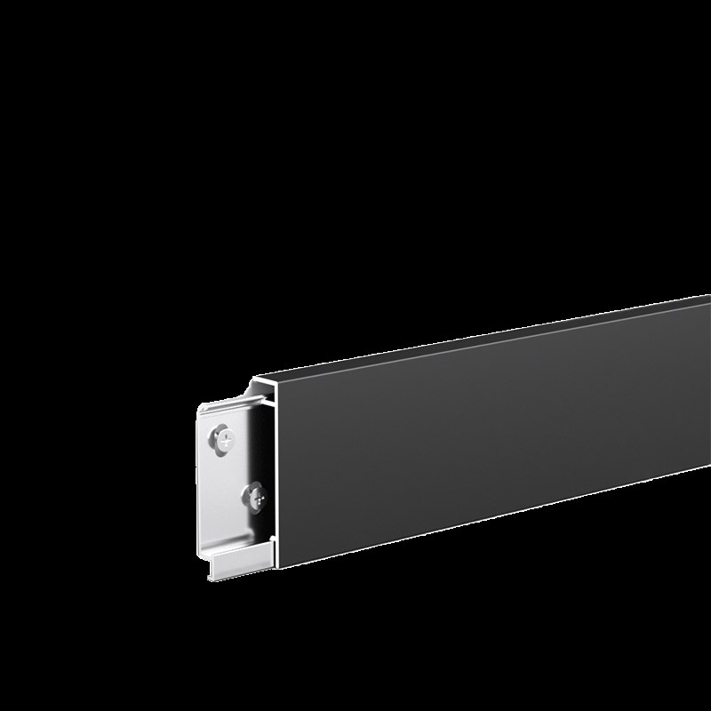 铝合金卡扣式层踢脚线极窄超薄地角线金属直面款无痕式贴脚线条