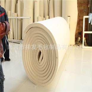 热销纯羊毛毡床垫纯羊毛毡子毛毡防寒床垫防潮隔热1.2 2米炕毡15m