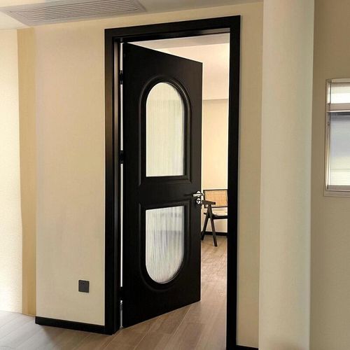 法式门卧室门室内门复古纯黑套装门房间门家用木门实木复合烤漆门