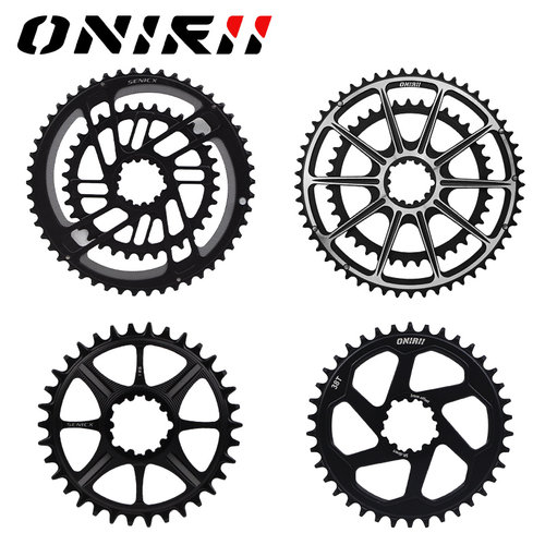 ONIRII奥利尼GXP曲柄折叠公路车双盘片正负齿越野砾石单盘牙盘片