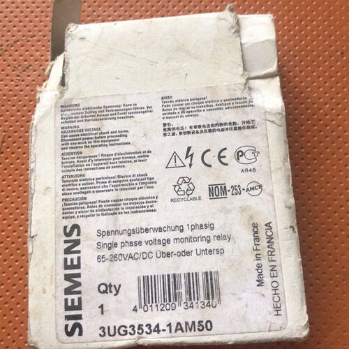 电压监测继电器3UG3534-1AM50