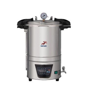 DSX-18KBY手提式不锈钢电热蒸汽灭菌器 上海申安实验室灭菌器