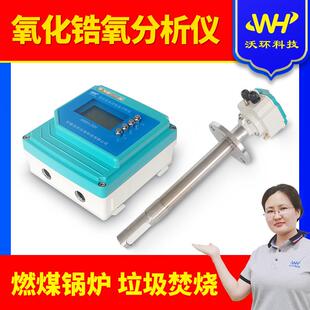 氧化锆氧量分析仪插入式烟道氧气含量分析仪检测含氧量变送器ZO