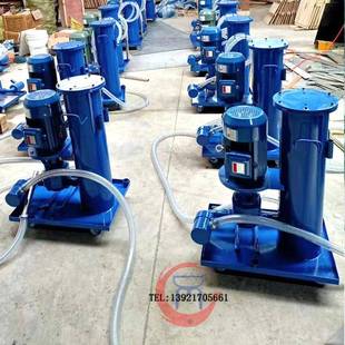 顶力机械LUC 16滤油小车抗磨液压油移动单筒小型液压油过滤器车