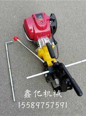 轨道打眼机 钢轨钻眼设备 手提式打孔机铁路NGZ-32内燃铁轨钻孔机