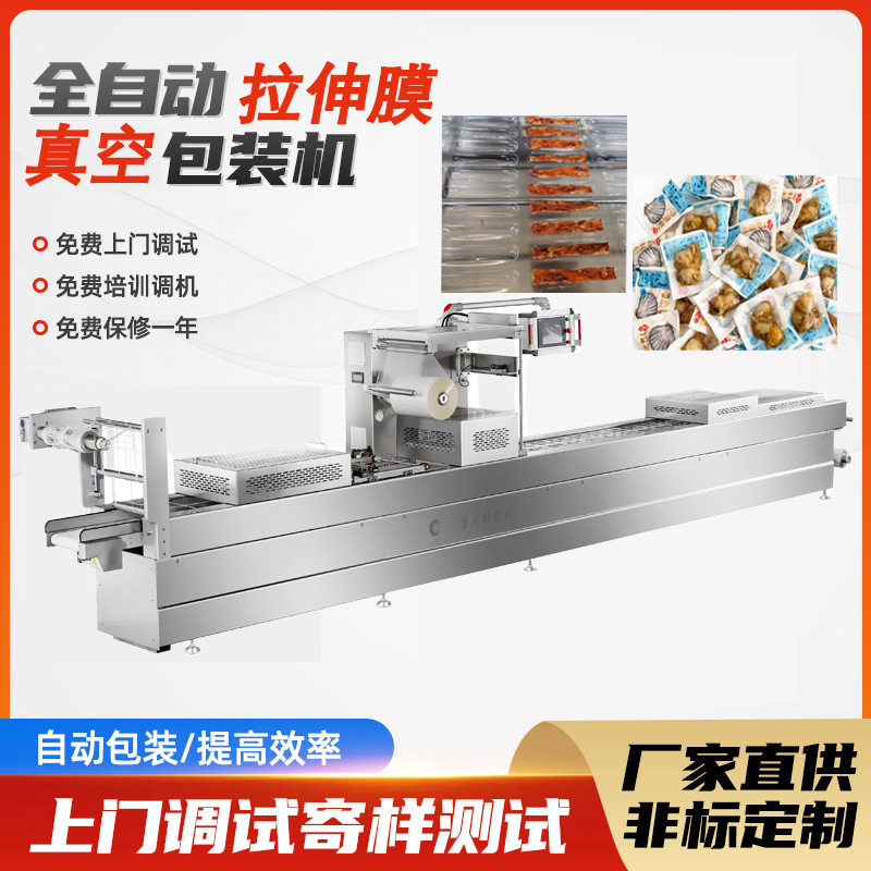 油豆腐全自动真空包装设备 豆泡豆皮拉伸膜真空包装机 可定制模具