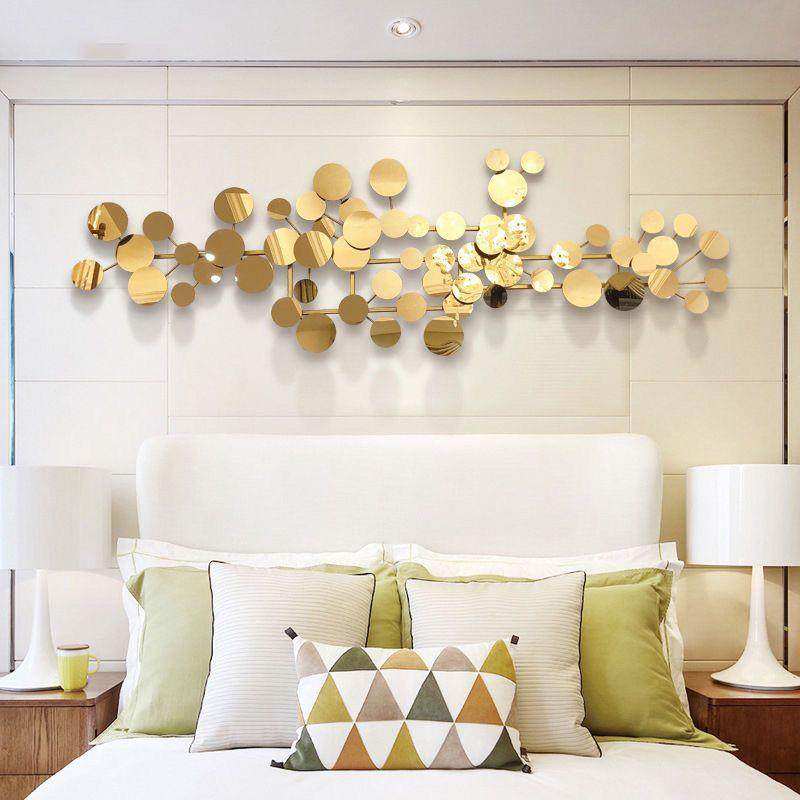 现代轻奢金属墙面装饰品挂件客厅沙发墙饰餐厅壁挂样板房创意壁饰,鲜花速递/花卉仿真/绿植园艺,割草机/草坪机,淘宝优惠券,粉丝福利购,淘宝优惠卷