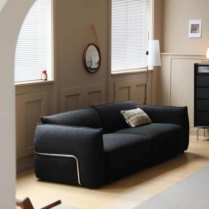 中古风小法式黑色雪尼尔布艺沙发客厅意式极简设计师直排沙发组合,鲜花速递/花卉仿真/绿植园艺,割草机/草坪机,淘宝优惠券,粉丝福利购,淘宝优惠卷