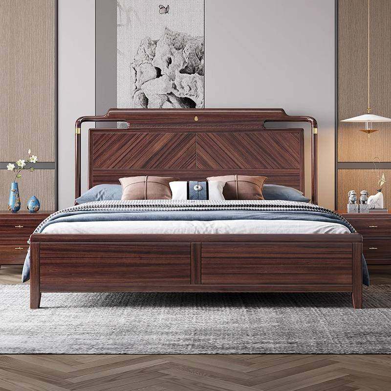 新中式乌金木全实木床卧室家具1.8米双人床主卧婚床高箱储物大床,鲜花速递/花卉仿真/绿植园艺,割草机/草坪机,淘宝优惠券,粉丝福利购,淘宝优惠卷