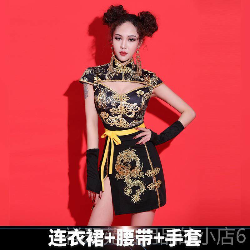 高档M韩SP 装哈街舞演出服女套年会舞蹈服爵士舞服装舞女团嘻打歌