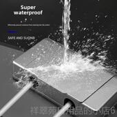 高档保灰色双86型开关防水罩浴室卫生间粘贴式 防溅盒插座二位护罩