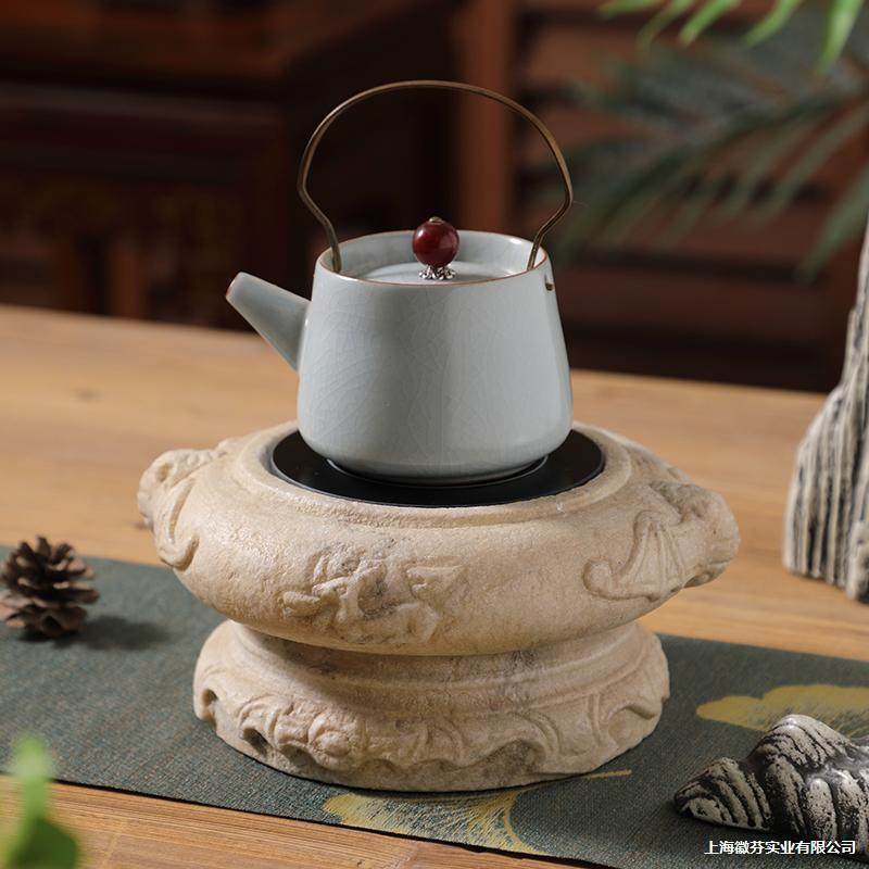 冬日围炉煮茶复古石头电炉全套家用室内电陶炉中式煮茶壶手工炉子,鲜花速递/花卉仿真/绿植园艺,割草机/草坪机,淘宝优惠券,粉丝福利购,淘宝优惠卷