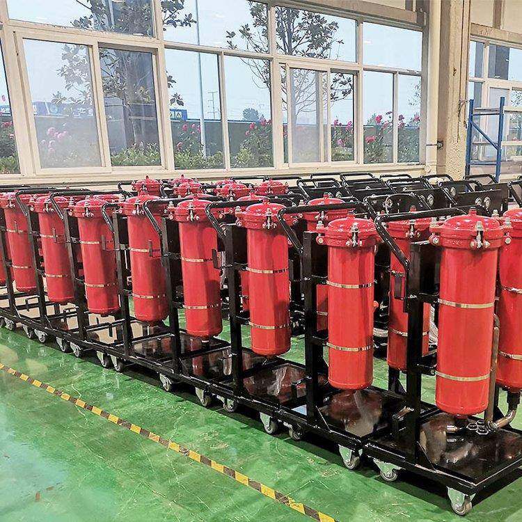 国海滤器供应移动式滤油机 LYC-B系列滤油机 便移式双筒滤油机