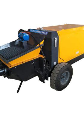 小型混凝土p泵混凝土柱浇注机砂浆输送泵地泵拖泵水泥砂浆浇注机