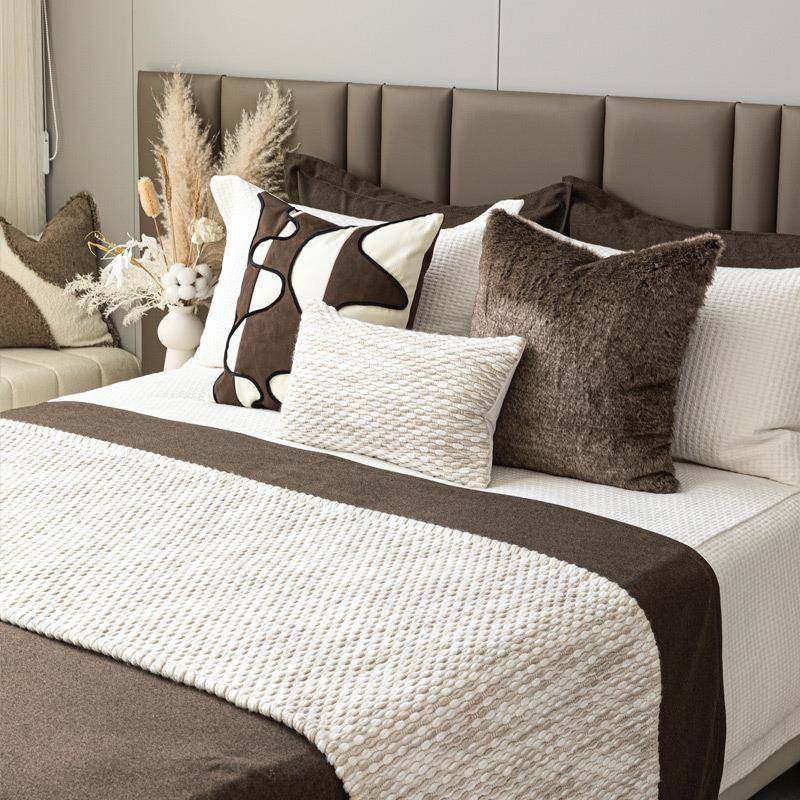 诧寂风样板间床尾巾棕色咖色抱枕床旗搭毯酒店民宿床品组合多件套,鲜花速递/花卉仿真/绿植园艺,割草机/草坪机,淘宝优惠券,粉丝福利购,淘宝优惠卷