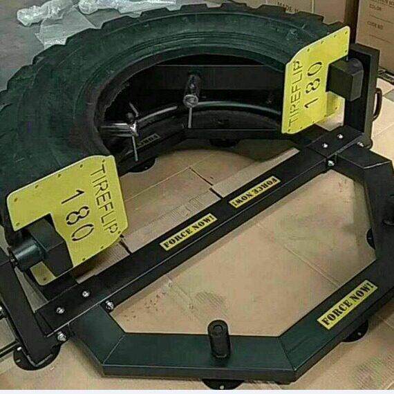 商用半月翻转轮胎健身锻炼体能力量训练器械爆发力翻滚轮胎