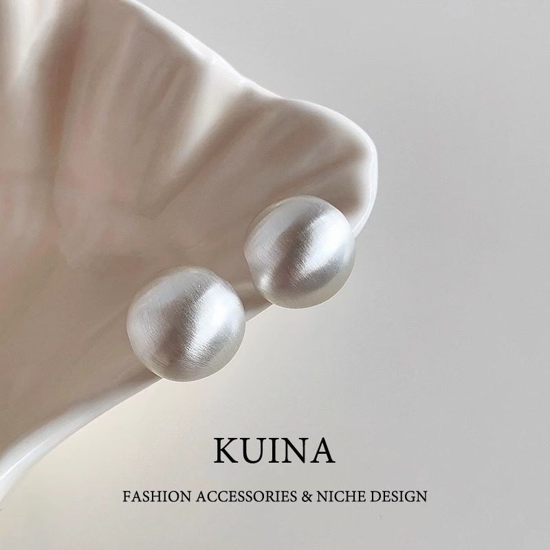 S925银针高级感金属拉丝耳钉女银色圆圈耳环轻奢气质大气新款爆款,饰品/流行首饰/时尚饰品新,耳钉,淘宝优惠券,粉丝福利购,淘宝优惠卷