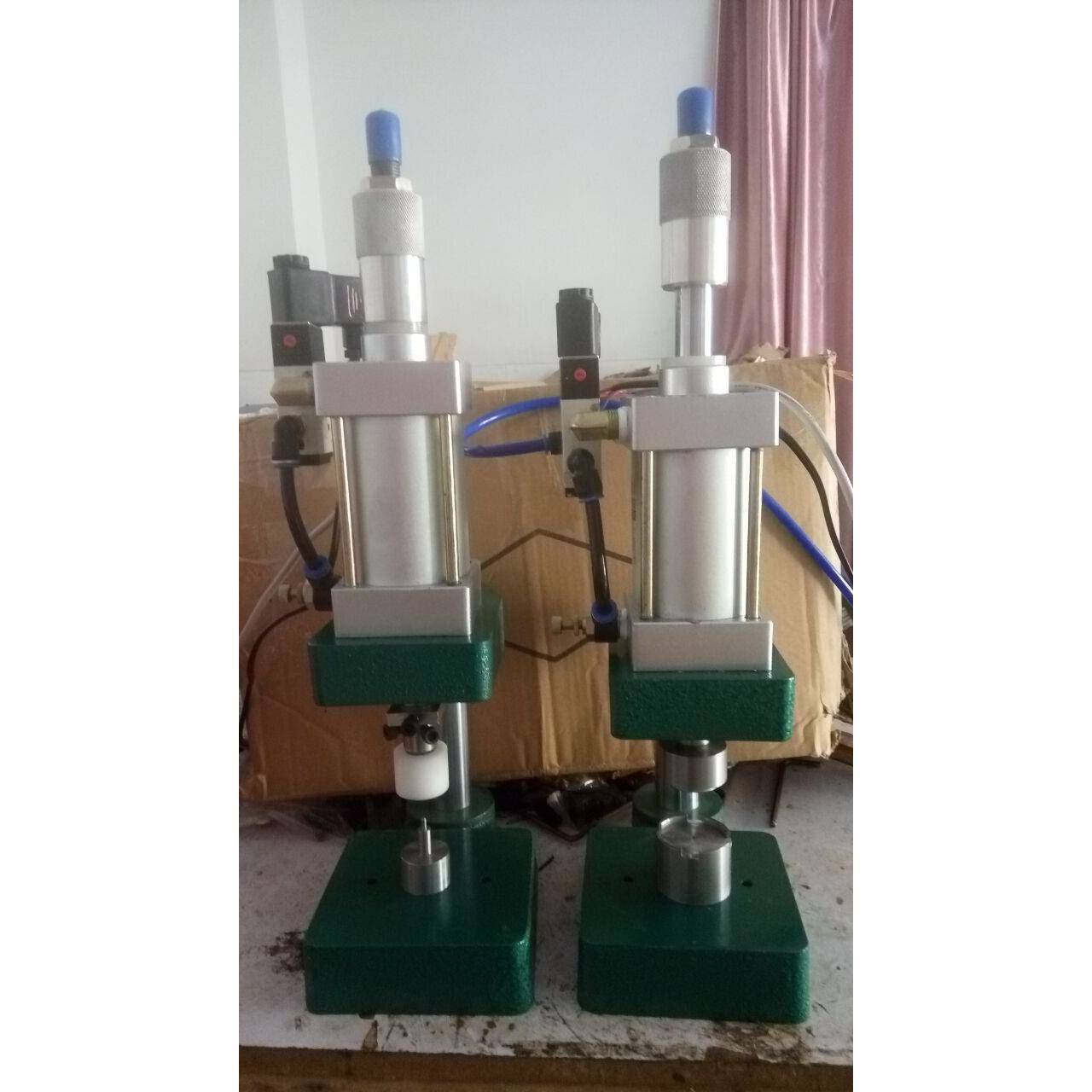 风扇组装设备气动手动压马达压无叶压电机压磁环铜轴治具卡簧笔
