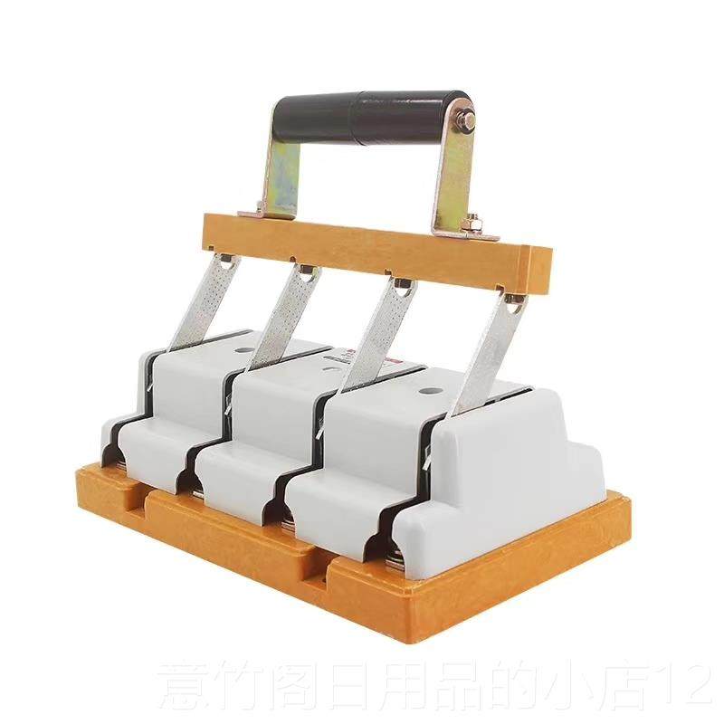 正品HD101刀开关三相100A刀25A40启0A630A加厚铜件380V单投防误闸