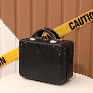 正品14寸行李箱化妆包手提古箱复时尚手提包容纳包女大量耐用新收