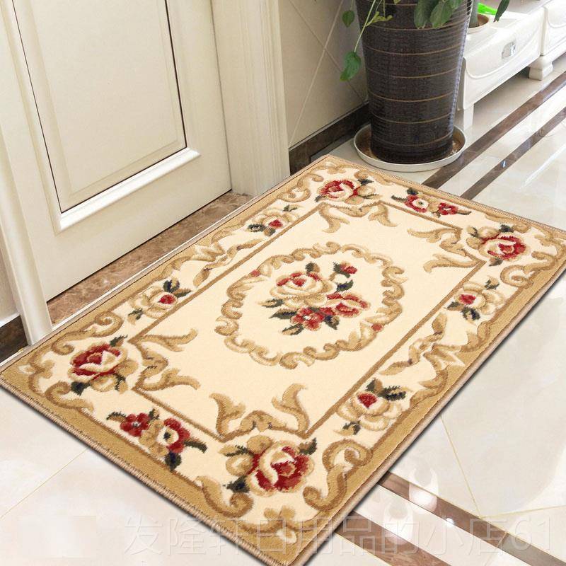 高档欧剪花进门地垫家门口户门地毯门垫玄用关门厅式脚垫卧室床入
