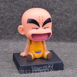 高档七龙珠仔 加林仙人 猫仙神人 猫 孙偶悟空 盒装搪胶公玩摆件