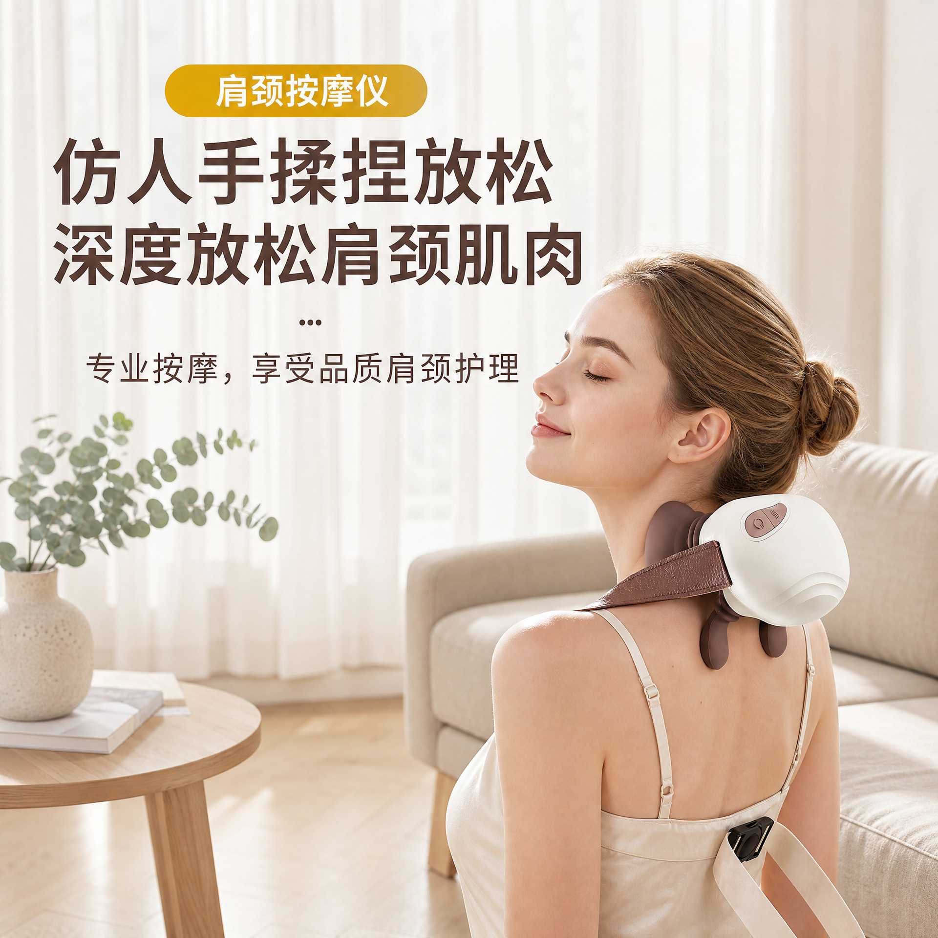 仿真人手肩颈按摩仪家用多功能