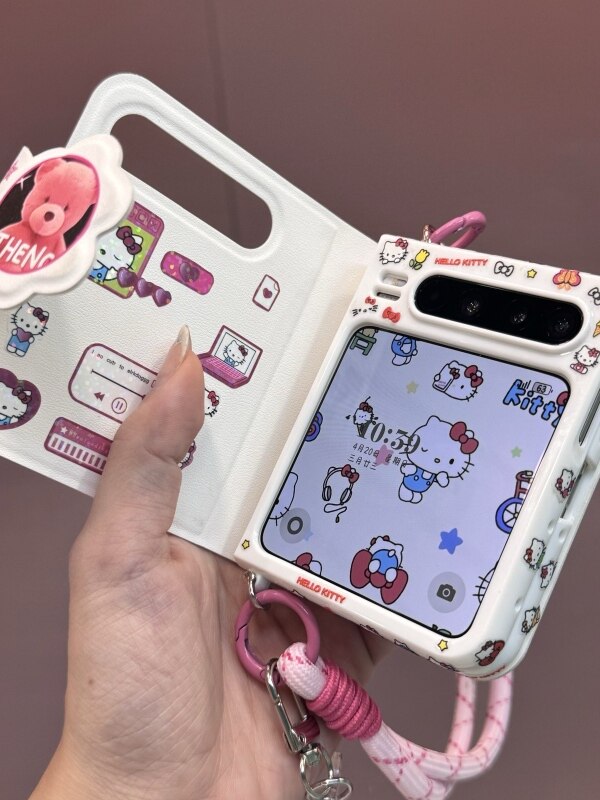 适用华为purax手机壳新款pocket2笔记本彩绘卡通中轴全包防摔折叠屏p50pockets保护套nova Flip典藏版女款