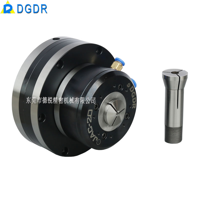 德锐精密气动旋转夹头JAC-20/15车床自动化激光切割焊接气压卡盘