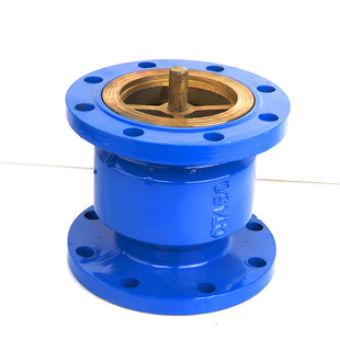 HC41X-16消音消声止回阀 法兰单向阀DN40 50 65 80 100 150 200寸