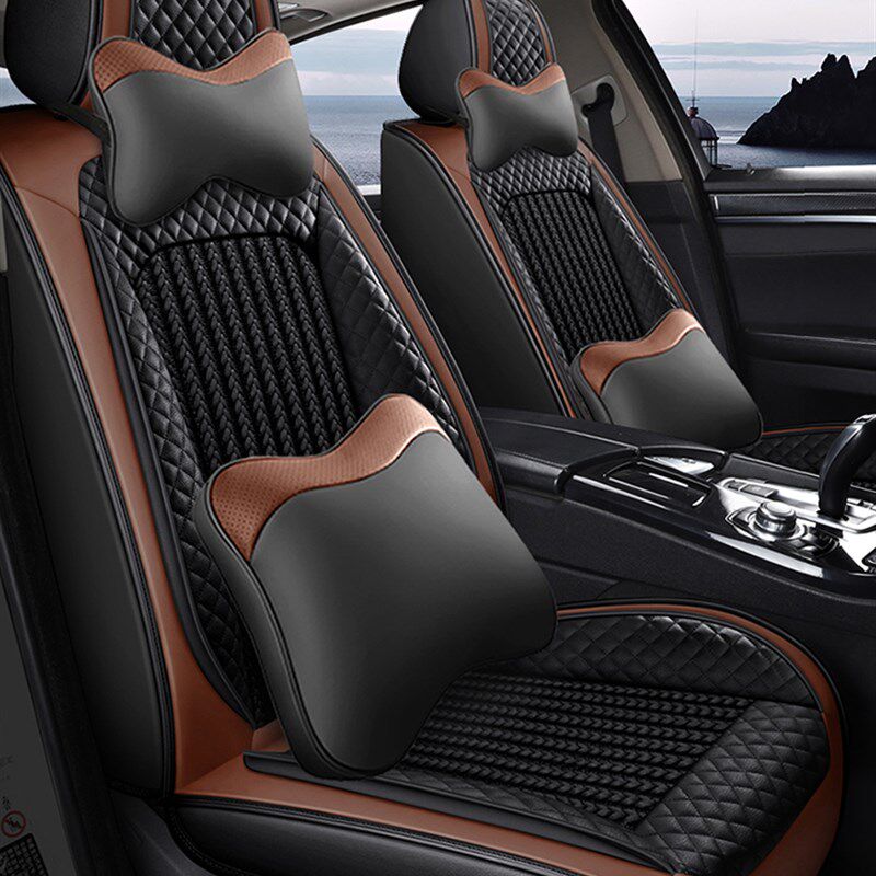 现代瑞纳ix35朗动名图领动悦动途胜ix25汽车坐垫四季通用座套全包